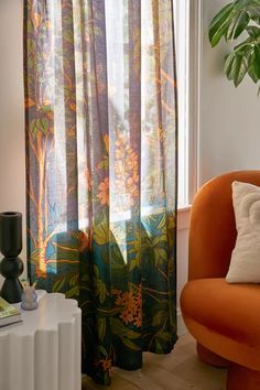 Kora Floral Window Panel | Urban Outfitters Bold Curtains, Office Curtains, Wellness Room, Bohemian Curtains, Privacy Curtains, Uo Home, Cotton Curtains, Window Panels, Apartment Room