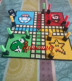 an image of a board game made out of legos