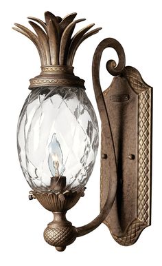 Hinkley - 4140PZ - One Light Wall Sconce - Plantation - Pearl Bronze Traditional Glam, Candle Sleeves, Indoor Wall Sconces, Hinkley Lighting, Candelabra Bulbs, Light Sconces, Classic Elegant, Light Wall, One Light