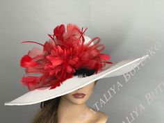 "SIZE  20\"-22\" Adjustable inner band Wired brim. Good shape. Please visit my other shop https://www.etsy.com/shop/LadyHatsBoutique?ref=hdr_shop_me Thank you very much for shopping  at my shop Have a great day" Tea Hats, Woman Hat, Bride Hat, Sale Off, Tea Party Hats, Summer Hats For Women, Elegant Hats, Cocktail Hat, Derby Day