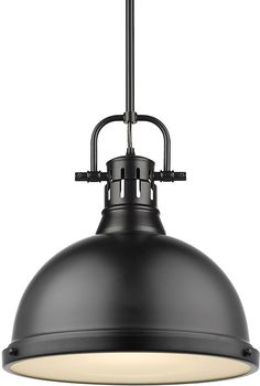 an industrial style pendant light fixture