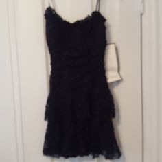 Black Lace Trixie Dinner Dress New With Tags Never Worn Trixxi Dress, Dinner Dress, Lace Dress Black, Black Lace Dress, Dresses Black, Black Lace, Lace Dress, New Dress, Strapless Dress