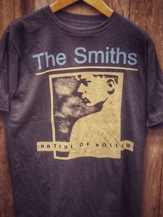 THE SMITHS 100% Cotton New Vintage Band T Shirt - Vintage Band Shirts Old Band Tshirts, Smiths T Shirt, Hatful Of Hollow, The Smiths T Shirt, Types Of Cotton Fabric, Vintage Band Shirts, Vintage Band T Shirts, Shirt Wrinkles, The Smiths