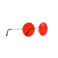 Add a touch of magical fun to your special moments with our red Hippie round glasses! Perfect for birthday parties, photo shoots, and festivals, these beautiful glasses will let you create lasting memories with style and charm. Let your imagination run wild! Trendy Red Sunglasses As Gift, Hippie Red Necklaces For Festival, Vintage Red Sunglasses For Party, Red Tinted Lenses Sunglasses As Gift, Red Tinted Sunglasses As A Gift, Cute Red Party Sunglasses, Red Circular Sunglasses, Red Round Glasses, Red Rimmed Sunglasses