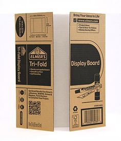 two cardboard boxes with different types of packaging on them