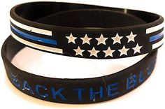 (1) 5 pack of these amazing 8 inch silicone wristbands that features the phrase "Back The Blue" in blue letters as well as the American/Thin Blue Line flag WOW - Designed to standout from the crowd! These wristbands will be the envy of all who see them. TOUGH AND DURABLE- Made of durable silicone, it will never lose its shape and stretches to accommodate most wrist sizes. SHOW YOUR SUPPORT- Thin Blue Line stands for the sacrifice law enforcement officers of this nation make each day. Proudly sho Blue Letters, Back The Blue, Blue Line Flag, The Sacrifice, Law Enforcement Officer, Drink Straw, Wristbands, Blue Line, Law Enforcement