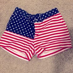 Chubbies American Flag “Miss ‘Merica” Elastic Waist Shorts! New With Tags. They Run Small But Have The Adjustable (Elastic) Waist. I Typically Wear A 0-2 In Shorts And I Have 4s That Fit Very Well! Beach Shorts With Flag Print, Fun Cotton Beach Shorts, Short Shorts For 4th Of July Beach Events, Shorts For 4th Of July Beach Events, Fun Beach Cotton Shorts, 4th Of July Beach Shorts, Red Flag Print Shorts For Beach, American Flag Cotton Bottoms For Memorial Day, American Flag Print Cotton Bottoms For Memorial Day