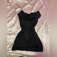 Glitter Does Not Shed!! Never Worn , New Without Tags. Perfect For A Night Out Or Holiday Parties Coming Up!! Open To Reasonable Offers. Chic Lurex Mini Dress For Night Out, Glitter Lurex Mini Dress For Night Out, Black Shimmer Mini Dress For Night Out, Black Glitter Mini Dress For Summer, Glittery Dress, Dream Dresses, Dream Dress, Holiday Parties, Night Out