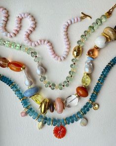 Ideas For Jewelry, Diy Collier, Jewelry Lookbook, Diy Schmuck, 가을 패션, Bijoux Diy, Bead Jewellery