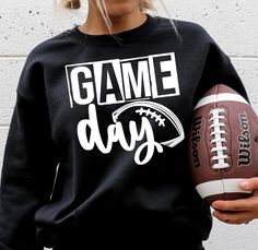 Game day sweatshirt. I can customize these sweat shirts to your school colors just message me. Team Name Sweatshirt For Game Day, School Spirit Sweatshirt For Game Day With Team Name, Football Season Sweatshirt For School Spirit, School Spirit Sweatshirt For Game Day, College Football Season Letter Print Sweatshirt, College Sweatshirt With Letter Print For Football Season, Sporty Letter Print Sweatshirt For Game Day, Sporty Sweatshirt With Letter Print For Game Day, Team Spirit Sweatshirt For Game Day With Letter Print