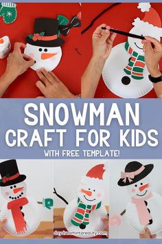 Discover how to make a charming snowman using paper plates with our detailed tutorial and free downloadable template. Ideal for winter and Christmas, this craft engages kids in a hands-on creative process, perfect for preschool and kindergarten activities. It's a perfect activity for fostering artistic skills and seasonal spirit. Whether it's a snowy day or a holiday gathering, this DIY project promises smiles and shared moments as you create personalized snowmen together.