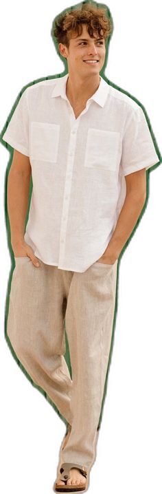 Summer Loose Fit Linen Cargo Pants, Casual Linen Cargo Pants With Pockets, Relaxed Fit Overalls With Pockets, Summer Linen Relaxed Fit Cargo Pants, Linen Cargo Pants With Relaxed Fit And Hip Pockets, Casual Linen Pants With Hip Pockets, Relaxed Fit Summer Cargo Pants With Welt Pockets, Waist Cargo Pants, Mens Linen Pants