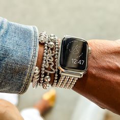 Add a little sparkle to your outfit while wearing a message of positivity - spread love, it's the Brooklyn way. This bracelet stack includes: Kalila Love bracelet Jasimina Nakia (4mm) 2 This bracelet stack fits wrists up to 7 inches. Select option with Watch Band to also include the Bella Apple Watch Band (Apple watch and Apple watch cover is NOT included) Bracelet Size Guide Apple Watch Cover, Stacked Earrings, Love Bracelet, Anklet Bracelet, Spread Love, Love Bracelets, Apple Watch Band, Watch Necklace, Bracelet Stack