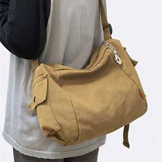 Trendy Fashion Messenger Bag Outdoor Canvas Satchel Crossbody Shoulder Backpack Handbag Bookbag, New mens bags Casual Rectangular Chest Bag For School, Trendy Satchel Chest Bag For Daily Use, Trendy Large Capacity Chest Bag For School, Back To School Satchel Shoulder Bag With Zipper, Trendy Shoulder Bag With Zipper For Back To School, Casual Solid Color Crossbody Satchel, Trendy Everyday Chest Backpack, Trendy Bags With Zipper Closure For Back To School, Casual Chest Bag With Large Capacity For Daily Use