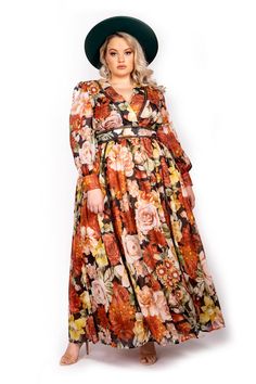 Plus size Autumm Queen maxi dress Fall Maxi Dress Outfit, Church Outfit Plus Size, Autumn Queen, Fall Maxi Dress, Curvy Boho, Desert Chic, Fashion Makeover, Plus Size Maxi Dress, Bride Outfits