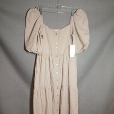 Nordstrom Womens Dress Medium Tan Mixed Media Dress, Nordstrom Women, Black Satin Dress, Boho Floral Dress, Tan Dresses, Wife Life, Womens Cocktail Dresses, Strappy Dresses, Long Sleeve Floral Dress