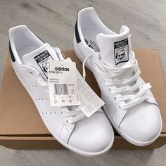 Male Adida Shoes By Stan Smith A Famous Tennis Player. Size 7 1/2 Us For Male. Never Worn, Has Light Stain Probably From People Trying On At The Store. Easy To Clean! Brand New With Tags & Box. Stain Smith Adidas, Adolf Dassler, Adidas Zx 2k Boost, Adidas Ultraboost Dna, Adidas Busenitz, Male Sneakers, Adidas Response, Adidas Shoes Mens, Adidas Supernova