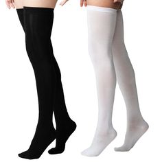 PRICES MAY VARY. STYLISH: Our Thigh High Socks for Women offer versatility to your fashion statement too. You can wear this with dresses, shorts, and pants and skirts! Furthermore, you can pair it on your boots, flats and stilettos and look ready and fashionable at work or at a party. VERSATILITY: The taller the socks the greater the benefits. This over the knee socks are not localized to your feet but reaches up to your thighs too. It covers your calves, entire legs, knee and the mid part of yo Thigh Length Socks, White Thigh High Socks, Black Thigh High Socks, Thigh High Leg Warmers, White Thigh Highs, Youtuber Dr, Thigh High Tights, Thigh Socks, Dr Closet