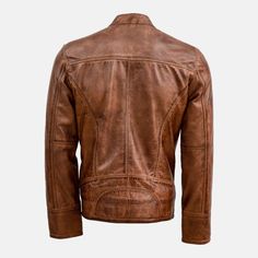 Introducing the Muztagh Premium Men's Brown Leather Waxed Jacket, a timeless fusion of sophistication and rugged charm. Crafted meticulously from premium sheep leather, this jacket boasts a classic vintage brown hue, exuding an air of effortless style. Its lightweight construction ensures comfort without compromising on durability. Embracing the iconic cafe racer design, this jacket embodies a sleek and tailored silhouette, perfect for any occasion, be it a casual outing or a night out in town. Classic Distressed Brown Leather Biker Jacket, Classic Vintage Brown Leather Biker Jacket, Classic Distressed Brown Leather Outerwear, Rugged Brown Leather Jacket For Winter, Classic Winter Leather Jacket In Distressed Brown, Classic Distressed Brown Leather Jacket For Winter, Classic Distressed Brown Biker Jacket For Fall, Classic Vintage Brown Leather Outerwear, Distressed Brown Fitted Leather Biker Jacket