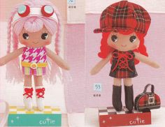 an article in the magazine about dolls and accessories for children to wear on their own