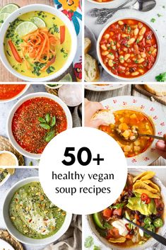 the top 50 healthy vegan soup recipes