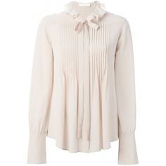 Elegant Pleated Silk Blouse, Elegant Pleated Silk Tops, Elegant Silk Pleated Blouse, Formal Pleated Silk Blouse, Chic Pleated Silk Top, Silk Office Blouse With Ruffles, Chic Silk Pleated Top, Elegant Collared Pleated Blouse, Elegant Pleated Collared Blouse