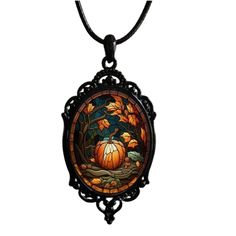 PRICES MAY VARY. Size Information:This necklace pendant size is 0.70*0.94 inches,weight is 20g,and the chain length is 18+2",this chain is adjustable,you can choose a good size to wear,it is suitable for many women. Good Design:This witch raven cameo necklace is goth style, necklace pendant printed with witch pumpkin and raven,it looks very mystery,The crow is believed to be a messenger in paganism and is regarded as a symbol of prophet and wisdom. Many Occasions:This necklace fit for many occas Bat Pendant, Pumpkin Necklace, Witch Pumpkin, Halloween Necklace, Goth Style, Glass Pumpkins, Pumpkin Witch, Cameo Necklace, Halloween Festival