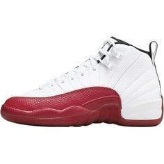 Brand: Air Jordan Model: Air Jordan 12 Retro (GS) Nickname: 'Cherry' Colorway: White / Black - Varsity Red SKU: 153265-116 Release Date: 10/28/2023 Size: 4.5.  Gender: unisex.  Age Group: adult. Retro Cherry, Chanel Heels, Red Jordans, Jordan Model, Air Jordan 12, Buy Jordans, Air Jordan 12 Retro, Jordan 12 Retro, Jordan 12