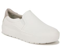 Whether you're going out for a run or simply running errands, you'll do so in style and comfort with these sporty slip-on sneakers. From Dr. Scholl's. White Ortholite Insole Slip-on Sneakers, White Cushioned Slip-ons For Sports, Functional Low-top Slip-on Sneakers For Walking, Sporty Slip-ons With Textured Sole And Round Toe, Sporty Slip-ons With Cushioned Footbed For Sports, Athleisure Slip-on Sneakers For Light Sports, White Low-top Slip-ons For Sports, Casual White Slip-on Sneakers With Ortholite Insole, Sporty Slip-on Walking Shoes With Round Toe