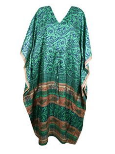 Womens Maxi Kaftan, Sea Green Caftan, Housedress, Beach Coverup, Summer Boho Caftan L-2X Unleash your sense of adventure with our Womens Maxi Kaftan. This Sea Green Caftan is perfect for any daring woman who loves to take risks. From a comfortable housedress to a stunning beach coverup, this versatile Summer Boho Caftan will have you feeling empowered and ready for any challenge. Available in L-2X sizes. Womens Maxi Kaftan , Sea Green, Blue Print Caftan, Housedress, Beach Coverup, Summer Caftan, Traditional Green V-neck Tunic, Green Bohemian Tunic Kaftan, Bohemian Long Green Kaftan, Green Free Size Festival Kaftan, Green Long Kaftan For Festival, Long Green Kaftan For Festival, Bohemian Green Kaftan With Kimono Sleeves, Green Free Size Bohemian Kaftan, Green Bohemian Free Size Kaftan