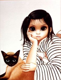 Margareth Keane She And Her Cat, Interactive Gallery