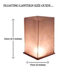 the floor lamp size guide is shown with instructions for how to fit it and how to use it