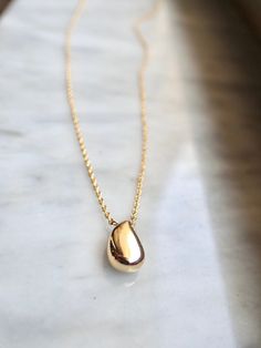 Water Drop Necklace, Gold Minimalist Pendant Necklace, Small Gold Pendant Necklace, Dainty Gold Droplet Necklace, Jewelry Gift for Her - Etsy Minimalist 14k Gold Teardrop Jewelry, Minimalist Teardrop Tarnish-resistant Jewelry, Minimalist Tarnish-resistant Teardrop Jewelry, Minimalist Gold Drop Jewelry, Modern Teardrop Pendant Necklaces For Gifts, Minimalist 14k Gold Teardrop Pendant Jewelry, Everyday Delicate Teardrop Drop Necklace, Minimalist Water Drop Jewelry For Everyday, Minimalist Hypoallergenic Teardrop Pendant Necklace