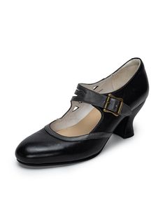 Step into timeless elegance with these vintage Mary Jane shoes, crafted to evoke the charm of the Regency and Victorian eras. Featuring a classic T-strap design with a delicate buckle, these shoes offer both style and comfort for historical fashion enthusiasts or anyone looking to add a touch of retro flair to their wardrobe. Material: Genuine leather upper with a smooth finish and durable rubber soles. Design: A perfect blend of vintage aesthetics and modern craftsmanship, these heels boast a curved silhouette and a secure buckle strap for added style and fit. Heel Height: Comfortable kitten heel height at approximately 2.5 inches (6.5 cm). Versatile Styling: Whether for a themed event or adding a historical edge to everyday wear, these shoes are the perfect addition to any vintage-inspir Formal Retro Mary Janes With Ankle Strap, Vintage Heels With Penny Strap And Almond Toe, Classic Closed Toe Court Shoes For Galas, Classic Court Shoes With Heel Loop For Formal Occasions, Vintage Almond Toe Heels With Penny Strap, Classic Formal Court Shoes With Heel Loop, Formal Mary Janes With Heel Strap, Retro Mary Janes With Heel Strap And Low Heel, Vintage Closed Toe Heels With Penny Strap