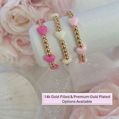 ️🇺🇸Our 14k Gold Filled Beads are proudly sourced and made right here in the USA.  Our gold filled beads WILL NOT TARNISH  **All bracelets are sold individually - this listing is for one (1) Puffy Hearts 14k Gold Filled or Premium Gold Plated Bracelet PRODUCT DETAILS ❤️Add 0.5" to your wrist measurement for your bracelet size. ♥ Listing includes one bracelet ♥ These bracelets are made with sturdy quality jewelry elastic. Easy to roll on your wrist and take off. ♥All orders are FINAL SALE. These are custom bracelets made to order. These custom bracelets are perfect for: Mama Gifts, Grandma Gifts, Sister Gifts, Bride Gifts, Bridesmaid Gifts, New Mom Gifts, Baby Shower Gifts, Graduation Gifts, Birthday Gifts, Bachelorette Gifts, Best Friend Gifts, Teacher Gifts... the list is endless. 💕 Gifts Grandma, Gifts Sister, Gold Bead Bracelet, Gold Heart Bracelet, Gifts Bridesmaid, Gifts Teacher, Gold Bead Bracelets, Mama Gifts, Gifts Baby