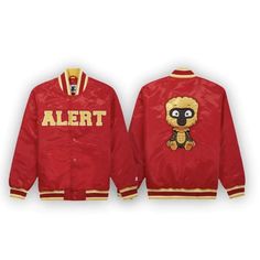 Veefriends Limited Edition Alert Ape Starter Jacket! Brand New With Tags - Size Large & Medium Available! Retail Was $300, But Now Sold Out! Packed And Shipped Within 1 Business Day (Typically Same Day)! Trendy Red Varsity Jacket For Streetwear, Trendy Red Outerwear For College, Trendy Red Outerwear For Streetwear, Trendy Red Streetwear Outerwear, Trendy Red Windbreaker For Streetwear, Casual University Red Varsity Jacket With Long Sleeves, Casual University Red Varsity Jacket, Urban Red Outerwear For College, Red Casual Windbreaker For College