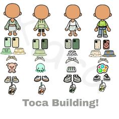 an image of toca building stickers on a white background