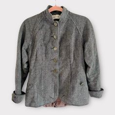 Karl Legerfeld Rare Vintage 80’s Gray Tweed Military Equestrian Style Jacket During Karl’s Chanel Era. This Rare Piece Although Flawed Is A Collector’s Dream. Some Buttons Missing And There Is A Tear In Lining. Please See Pictures. Size And Material Tag Are Missing. I Believe Material Is Wool. Marked As A Small But Please Read Measurements To Make Sure It Will Work For You. Approximate Measurements Armpit To Armpit 18” Length 23” Grey Tweed, Equestrian Style, Karl Lagerfeld, Equestrian, Jackets & Coats, Jackets For Women, Grey, Women Shopping, Color