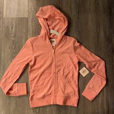 Brand New With Tags, Juicy Couture Terry Hoodie, So Soft & Well Made, Girls Large, Pockets In Front, Gold J Zipper Pull, Beautiful Juicy Couture Purse Pink, Leopard Hoodie, Juicy Couture Baby, Juicy Couture Jacket, Sublimation Ideas, Girls Couture, Velour Hoodie, Kids Couture, Short Sleeve Hoodie