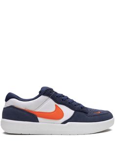 navy blue/white/orange suede panelled design logo-print tongue signature Swoosh logo detail perforated toebox front lace-up fastening flat rubber sole These styles are supplied by a premium sneaker marketplace. Stocking only the most sought-after footwear, they source and curate some of the most hard to find sneakers from around the world. Sporty Navy Sneakers For Skateboarding, Nike Navy Low-top Basketball Shoes, Navy Low-top Nike Basketball Shoes, Sporty Navy Low-top Skate Shoes, Sporty Orange Custom Sneakers For Skateboarding, Sporty Custom Orange Sneakers For Skateboarding, Nike Navy Custom Sporty Sneakers, Navy Low-top Sneakers With Perforated Toe Box, Navy Low-top Skate Shoes For Sports