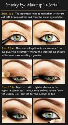 Smokey Eyes Tutorial, Smokey Eye Makeup Steps, Smoky Eye Makeup Tutorial, Maquillage Yeux Cut Crease, Makeup Tip, Smokey Eye Tutorial, Smokey Eye Makeup Tutorial, Eye Makeup Steps, Makijaż Smokey Eye