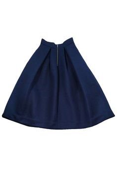 This lovely midi skirt has a full silhouette and it is designed in a mesh style fabric. Perfect for a casual dinner date with your friends, pair it with a fitted blouse and flats for a classic ensemble. Size 2 75% polyester, 25% viscose Exposed silver back zipper Mini skirt length interior lining Midi length Mesh-like fabric Waist 22" Total length 29.5" Stretch Midi Pleated Skirt For Party, Stretch Pleated Midi Skirt For Party, Chic Blue Pleated Skirt For Formal Occasions, Chic Stretch Pleated Skirt For Party, Chic Navy Pleated Skirt, Flared Lined Skirt For Date Night, Casual Knee-length Evening Skirt, Elegant Navy Skirt For Workwear, Elegant Navy Skirt For Work