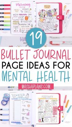 Bullet Journaling Ideas, Bullet Journal Health, Bullet Journal Prompts, Bullet Journal Mental Health, Bullet Journal Page Ideas, Journal Page Ideas, Bullet Journal Pages