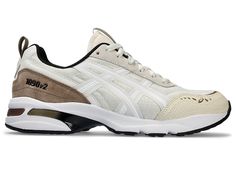 GEL-1090 V2 | Unisex | Cream/White | Sportstyle Shoes | ASICS United States Asics Leather Running Sneakers, Asics Leather Running Shoes With Boost Midsole, Asics Leather Running Shoes With Rubber Sole, Casual Asics Leather Running Shoes, Casual Leather Asics Running Shoes, Asics Leather Sneakers With Cushioned Footbed, Jordan 4 White, Mom Shoes, Extra Wide Shoes