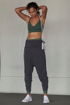 Ultra soft with a luxe feel, these relaxed harem pants have subtly cinched details at the ankle for a femme touch. * Perfect for layering to and from the studio | Echo Harem Pant by FP Movement at Free People, Black, XS Harem Pant, Fp Movement, The Studio, Harem Pants, Layering, Free People, Yoga, Grey, Pants