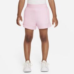 AN EVERYDAY FAVORITE. Easy, soft and comfy-the Nike French Terry Shorts are ready for little ones living their best life. With a stretch waistband and pockets to stash small essentials, these shorts are sure to become a playtime favorite. Benefits Elasticized waistband provides a comfy fit. Soft, French terry feels comfy on skin. Product Details Standard fit for a relaxed, easy feel. 60% Cotton, 40% Polyester Machine Wash Imported Style: 26I301; Color: Pink Foam; Size: 2T; Gender: Female; Age Gr Playful Cotton Sports Bottoms, Casual Shorts With Elastic Waistband For Playtime, Playful Sports Shorts, Sporty Spring Playtime Bottoms, Sporty Spring Bottoms For Playtime, Comfortable Pink Shorts With Elastic Waistband, Comfortable Pink Bottoms With Built-in Shorts, Playful Sports Bottoms With Built-in Shorts, Pink Nike Shorts With Elastic Waistband