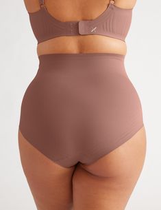 This High Rise Brief is designed to help smooth your waistline, hugging your stomach and lower back with comfortable compression. Love Your Shape-Wear is here to enhance your natural shape - not contort it. | Knix High Rise Shaper Brief in Sola Supportive Micro-elastic Shapewear With Built-in Bra, Supportive Full Coverage Shapewear, Supportive Micro-elastic Shapewear With Medium Bust Support, Supportive Shapewear With Medium Bust Support, Supportive Full Coverage Solid Shapewear, Supportive Full Coverage Sculpting Shapewear, Compressive Supportive Shapewear, Supportive Micro-elastic Solid Shapewear, Supportive Micro-elastic Shapewear