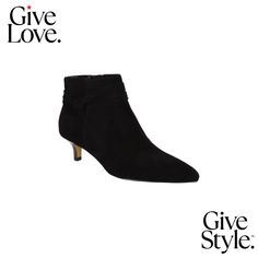 in stock Black Ankle Booties, Shoes Booties, Leather Dress, Black Booties, Ankle Booties, Black Suede, Suede Leather, In Store, Pick Up