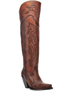 Dan Post Women's Seductress Western Boots - Snip Toe - Country Outfitter Duffel Bag Pattern, Snip Toe Cowgirl Boots, Women Boots Outfit, Tall Western Boot, Cognac Boots, Womens Cowgirl Boots, Boot Barn, Leather Duffel Bag, Leather Duffel