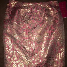 Beautiful Pink And Gold Foil Pencil Skirt Pattern Pencil Skirt, Pink Gold, Gold Foil, Pink And Gold, Sunnies, Pencil Skirt, Foil, Womens Skirt, Pencil